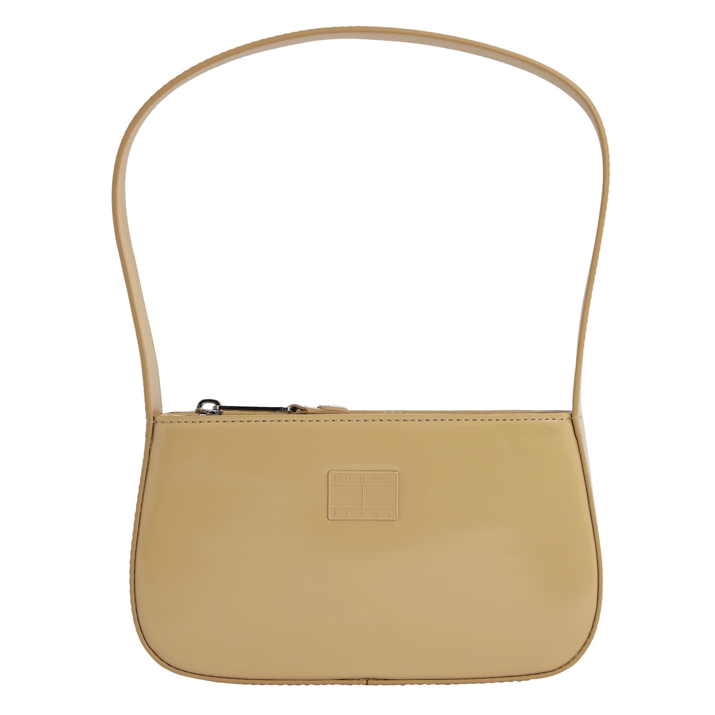 Tommy Jeans Shoulder Bag in Beige: front