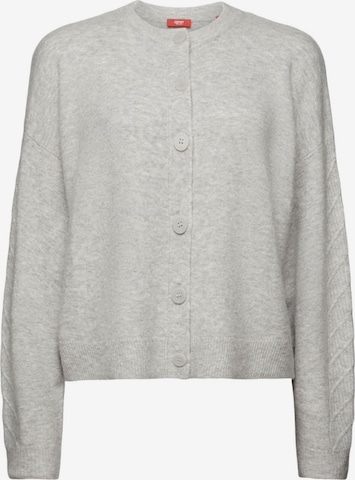 Cardigan ESPRIT en gris : devant