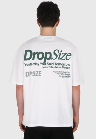 Dropsize Shirt 'Yesterday' in Wit: voorkant