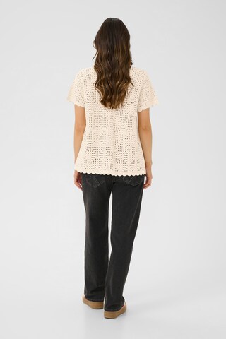 Chemisier 'Kip' Cream en beige