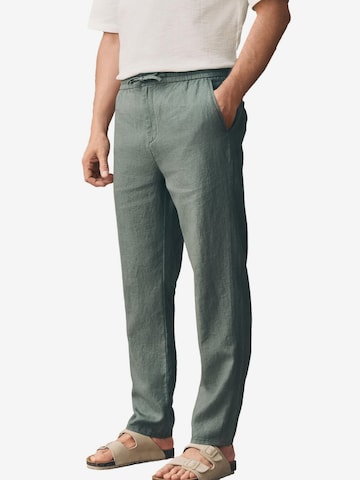 Nextregular Chino hlače - zelena boja: prednji dio