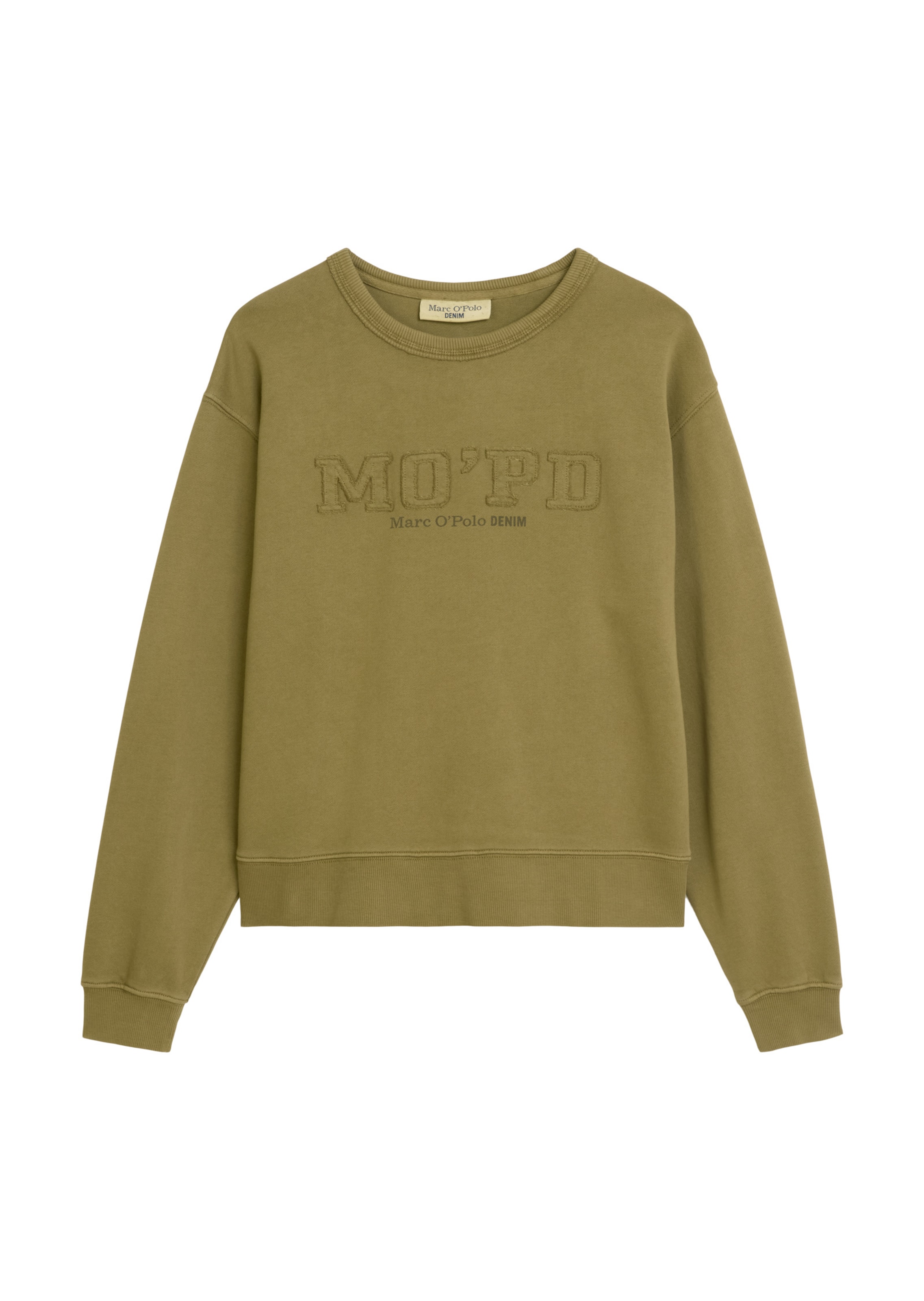 Marc O'Polo DENIM Sweatshirt in Bruin: voorkant