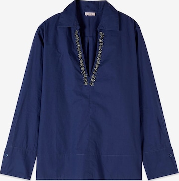 oltre - Blusa en azul: frente