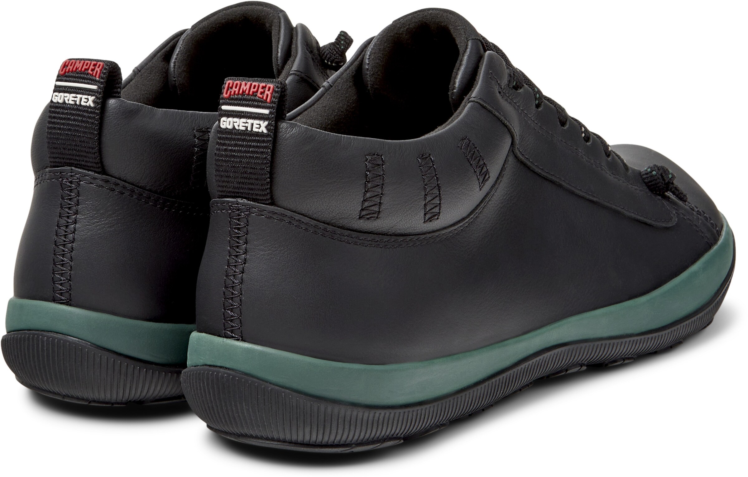 CAMPER Sportlicher Schnürschuh 'Peu Pista' in Schwarz