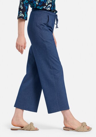 Green Cotton Loose fit Pants in Blue