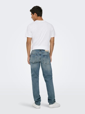 Only & Sons Baggy Jeans 'Edge' in Blauw