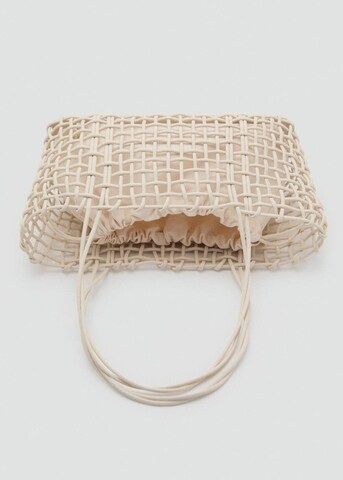 MANGO Shoulder Bag 'Espa' in White