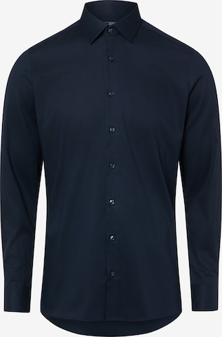OLYMP Business Shirt in Blue: front