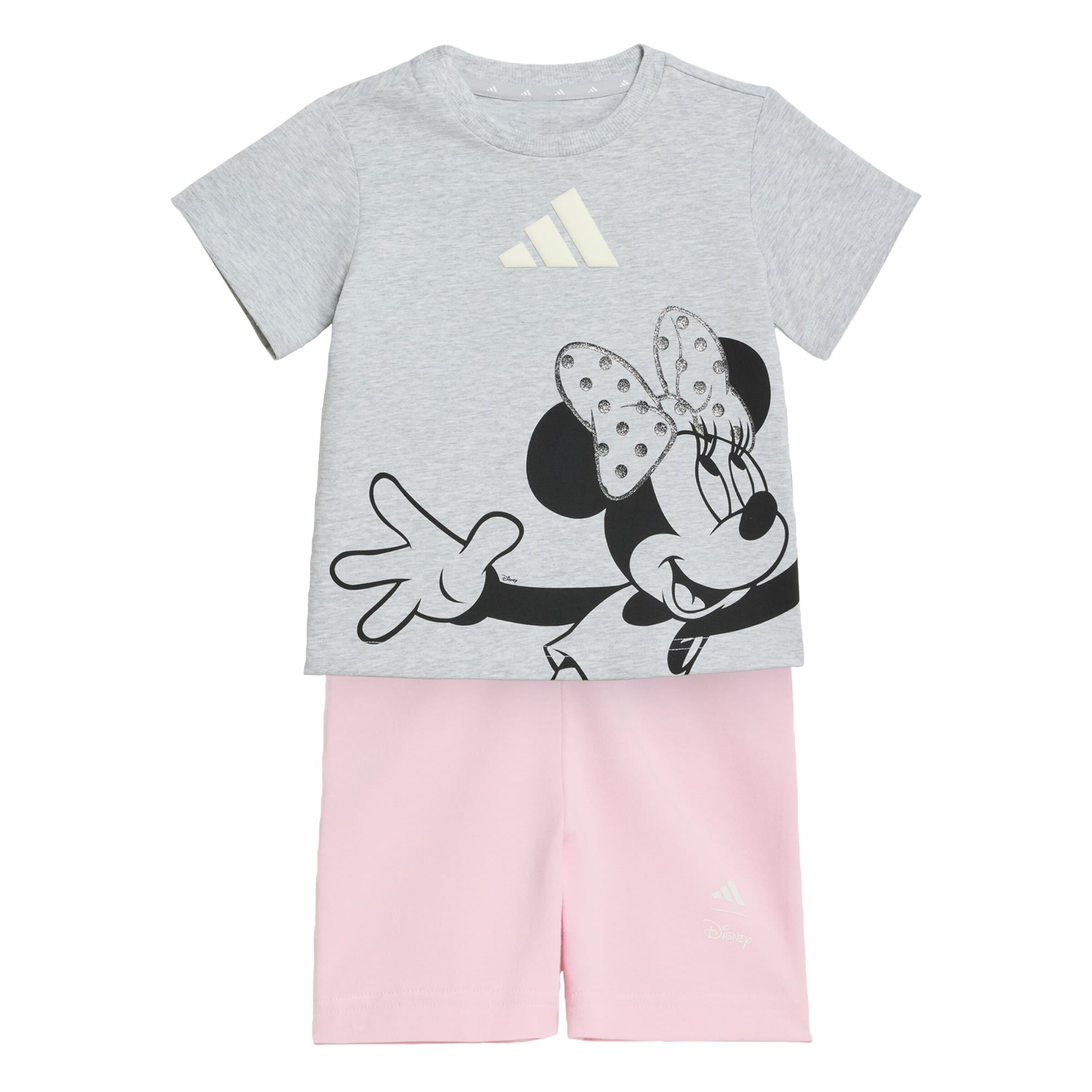 ADIDAS SPORTSWEAR Športna obleka 'Disney Minnie Maus' | siva barva: sprednja stran
