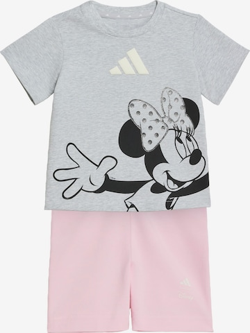 ADIDAS SPORTSWEAR Urheilupuku 'Disney Minnie Maus' värissä harmaa: etupuoli