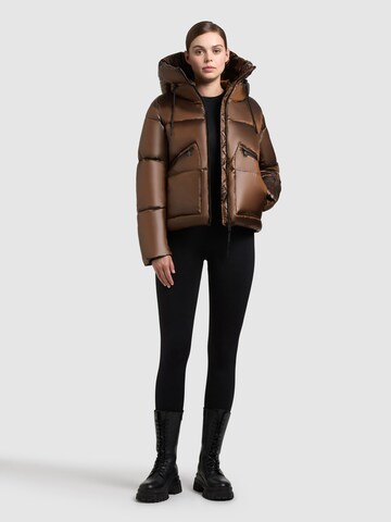 khujo Zimná bunda 'Luna' - Hnedá