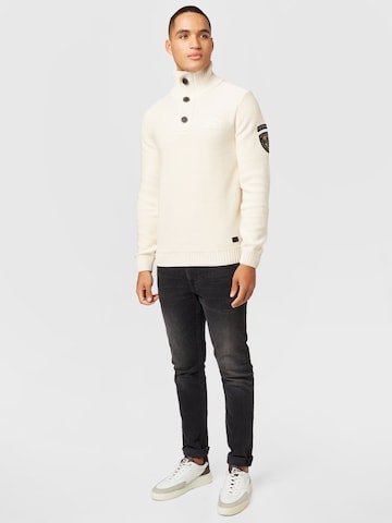 Petrol Industries Sweater in White