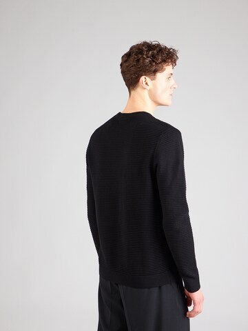 JACK & JONES Pulover 'JJDAYTONA' | črna barva