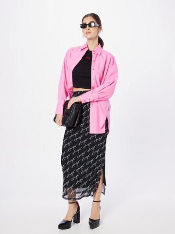 HUGO Blouse 'Ennia' in Pink