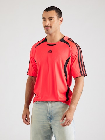 ADIDAS ORIGINALS Функционална тениска 'Teamgeist Adicolor' в червено: отпред