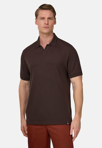 Boggi Milano Shirt in Bruin: voorkant