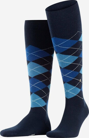 BURLINGTON Socken in rauchblau / nachtblau / royalblau / weiß, Produktansicht