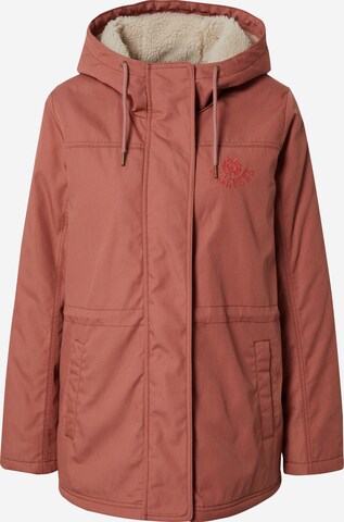 Parka mi-saison 'SIMPLY THE BEST' BILLABONG en rose : devant