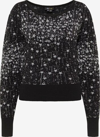 Pull-over myMo at night en noir : devant