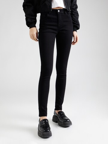 Noisy may Skinny Jeans 'JEN' in Black: front