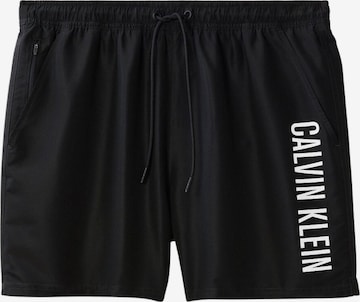 Shorts de bain 'CALVIN KLEIN MEDIUM DRAWSTRING Costumi da bagno' Calvin Klein en noir : devant