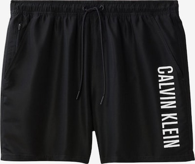 Calvin Klein Uimashortsit 'Intense Power' koossa L värissä musta / valkoinen, Tuotenäkymä