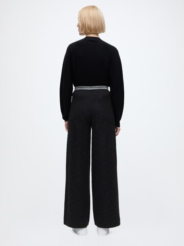 GUESS Wide leg Παντελόνι 'JOLE' σε μαύρο