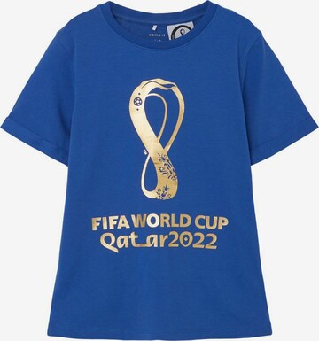 NAME IT Shirt 'FIFA' in Blue: front