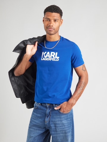 Karl Lagerfeld Футболка в Синий: спереди