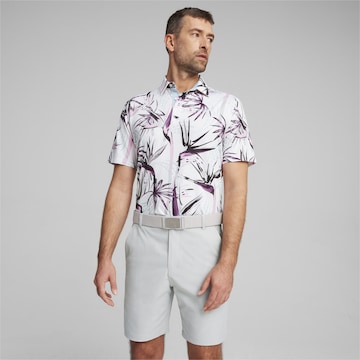 PUMA Functioneel shirt 'MATTR Birds of Paradise' in Wit: voorkant