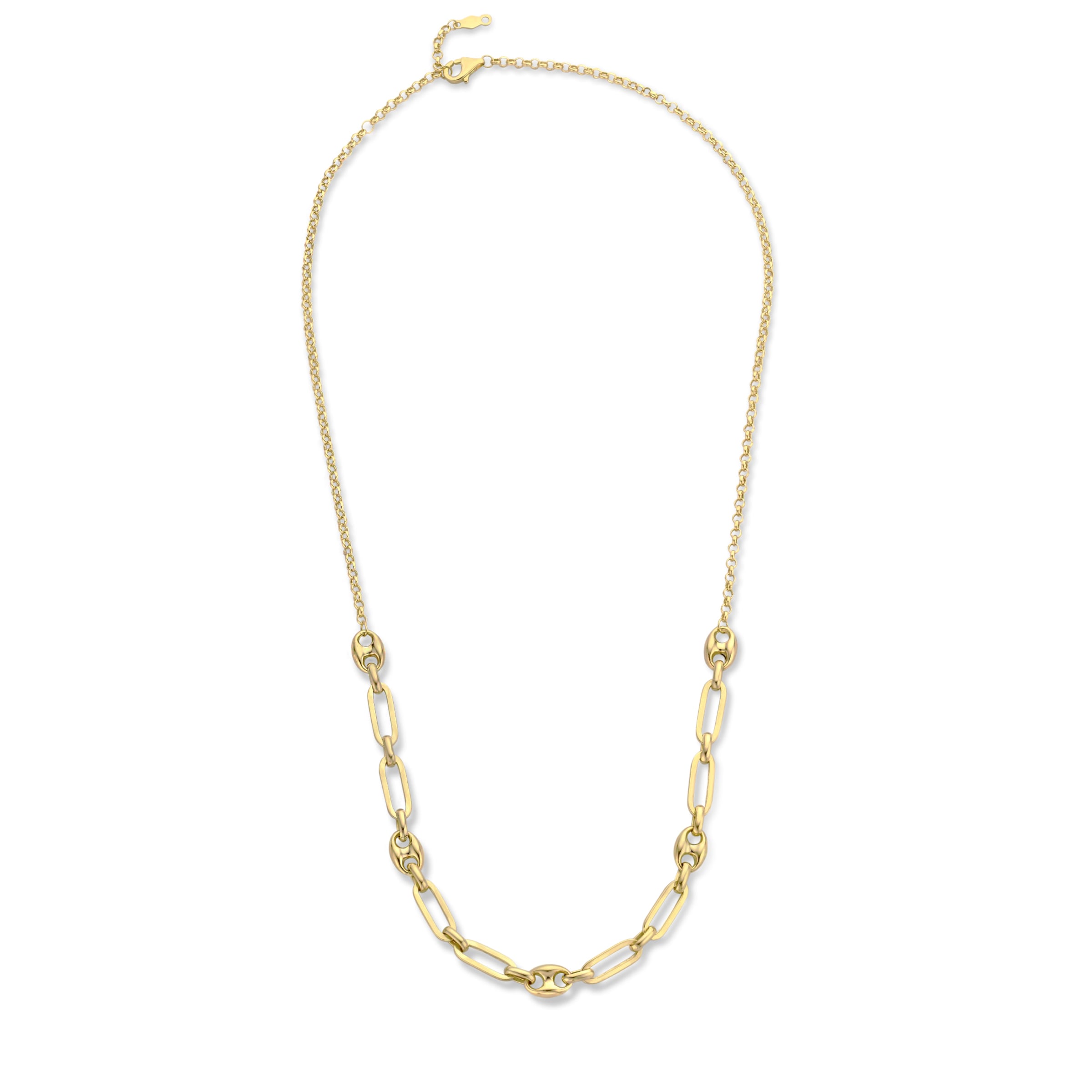 Chaîne Isabel Bernard en or : devant