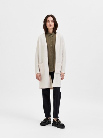 SELECTED FEMME Cardigan 'Darla' i hvid