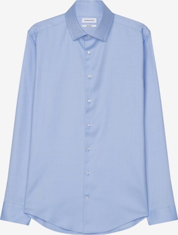 Coupe regular Chemise business 'Shaped' SEIDENSTICKER en bleu : devant