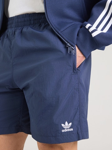 ADIDAS ORIGINALS Свободный крой Штаны 'Trefoil Essentials' в Синий