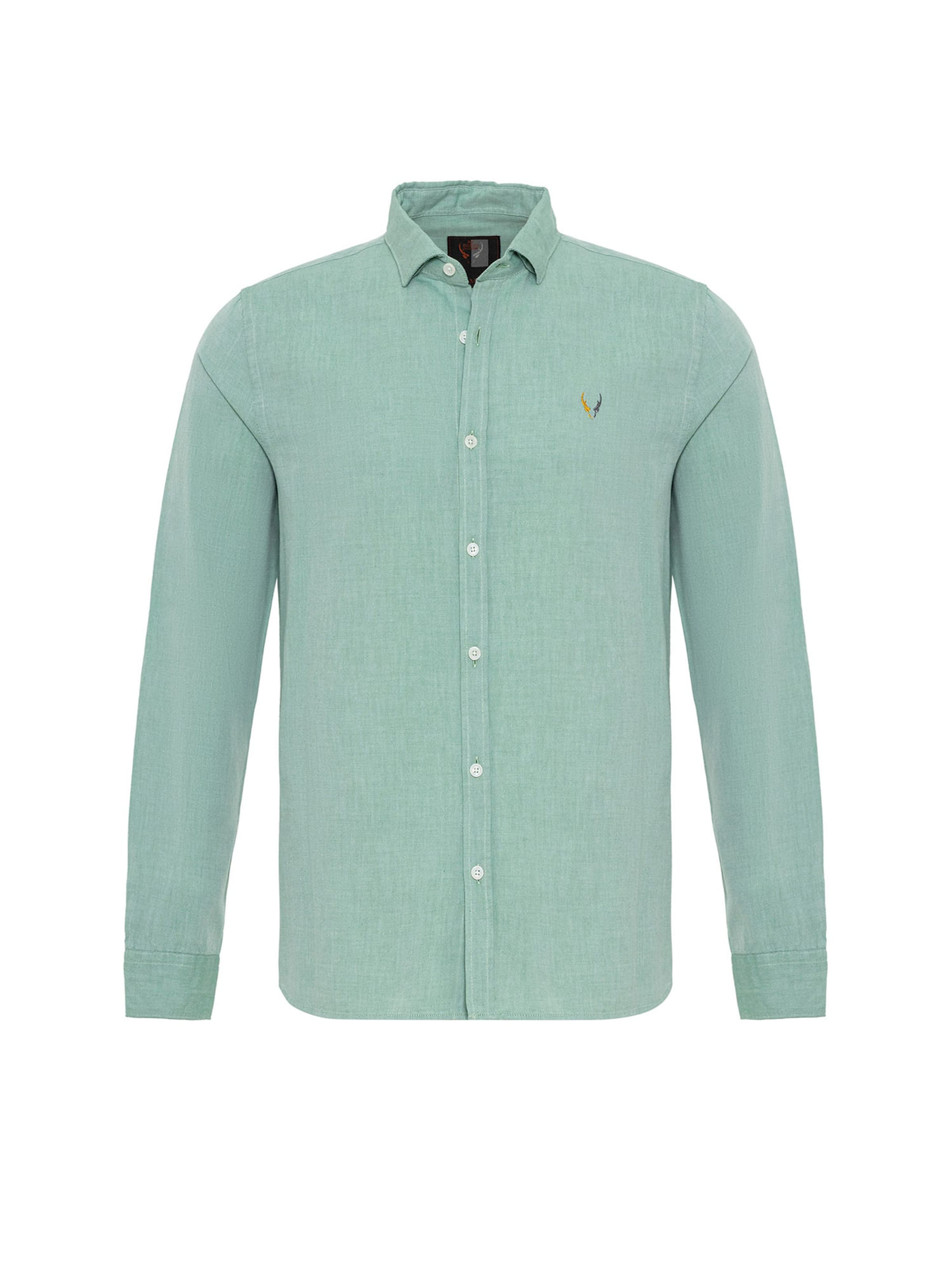 By Diess Collection Regular fit Srajca | zelena barva: sprednja stran