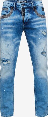 Rusty Neal Jeans 'YOKOTE' in Blauw: voorkant