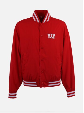 HEFTYKA Between-Season Jacket 'COLLEGE JACKET' in Red: front