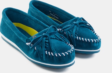 Minnetonka - Mocassins 'Kilty' em azul