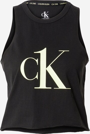 Calvin Klein Underwear Pidžamas krekls, krāsa - pasteļzaļš / melns, Preces skats
