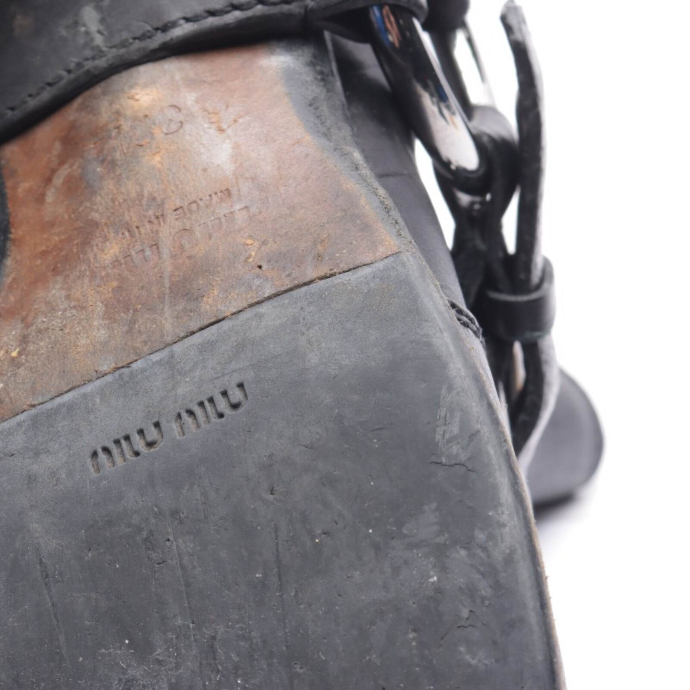 Miu Miu Stiefeletten 38,5 in Schwarz