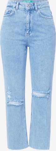 Jeans de la UNITED COLORS OF BENETTON pe albastru: față