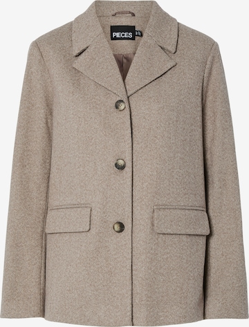 PIECESPrijelazni kaput 'PCBianca' - smeđa boja: prednji dio