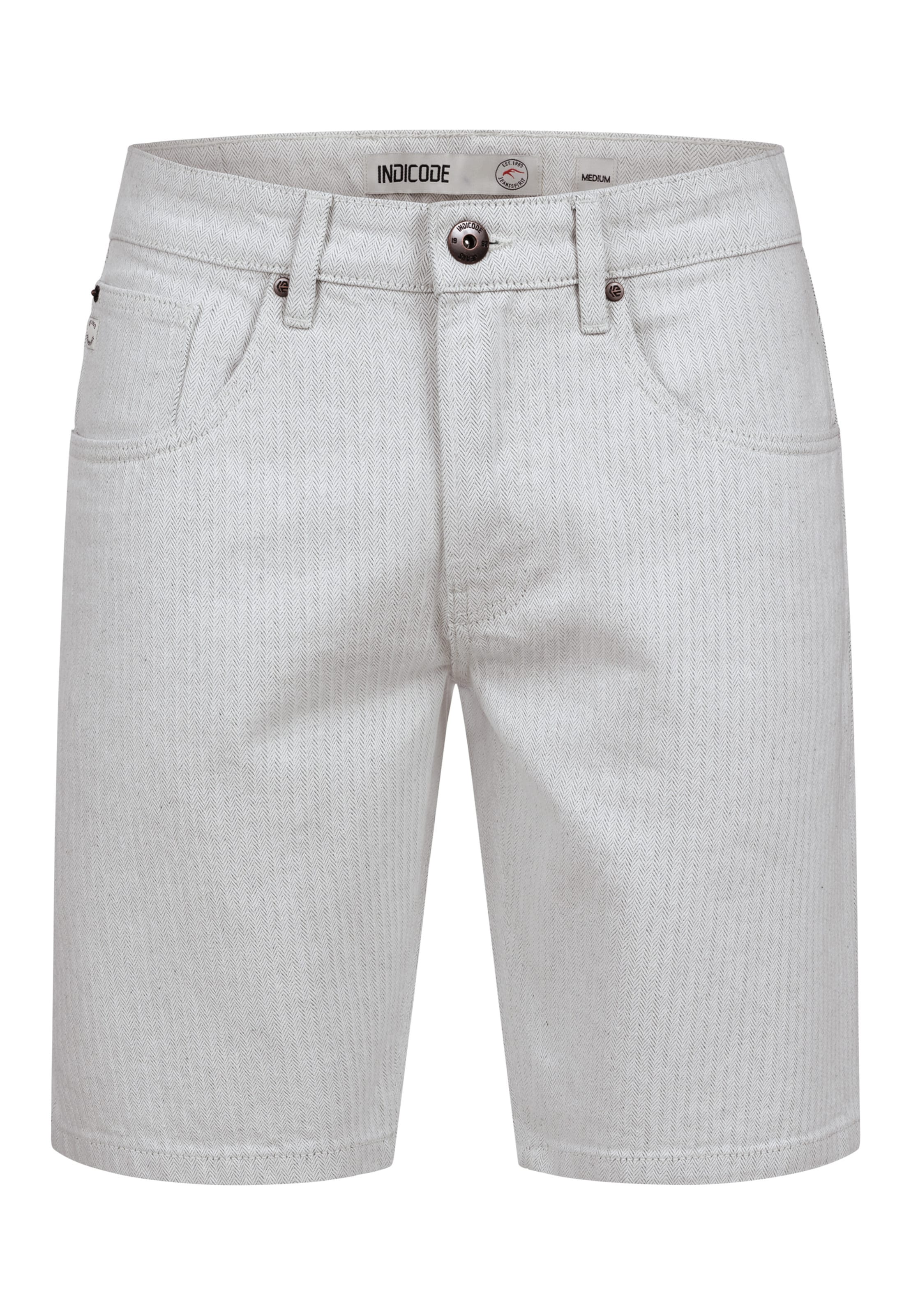 INDICODE JEANS Jeans 'Belliz' in Grijs: voorkant