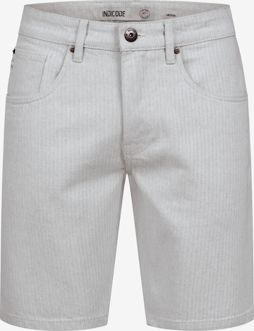 Jean 'Belliz' INDICODE JEANS en gris : devant