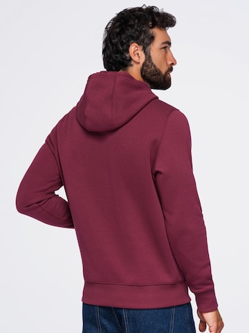 Sweat-shirt Ombre en rouge