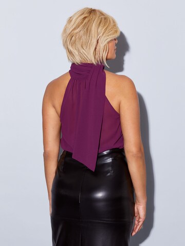 ABOUT YOU x Iconic by Tatiana Kucharova Blouse 'Valeria ' in Purple