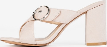 Zoccoletto 'Chene' di Celena in beige: frontale