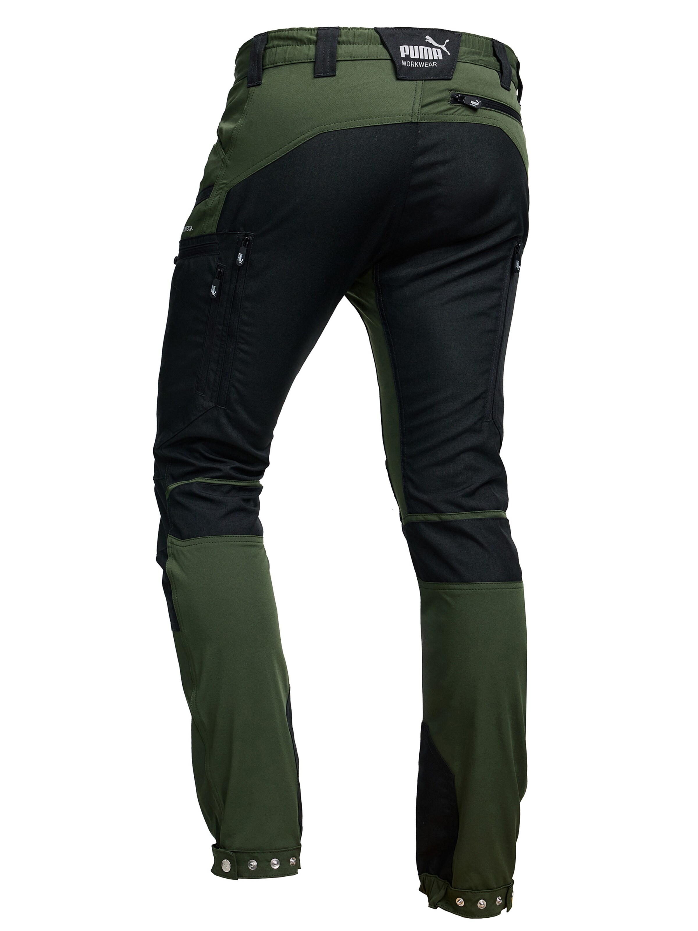 PUMA Workwear Regular Outdoor Pants 'ProOne' in Green