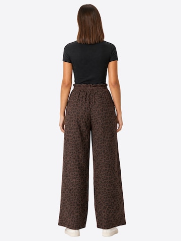 Seasons of April Wide leg Trousers in Brown