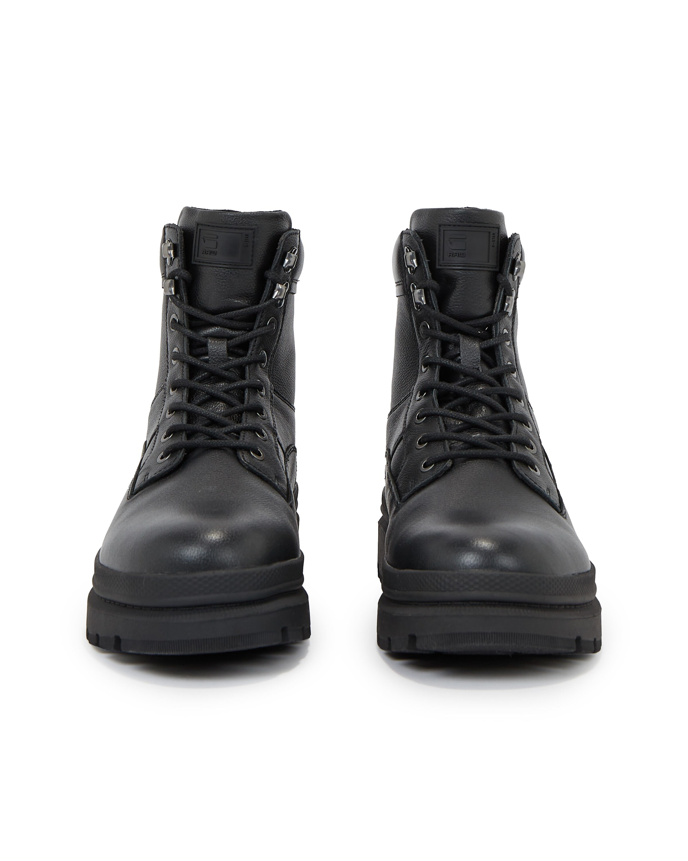 G-STAR Boot - 'Arron High Leather Boots' in Schwarz